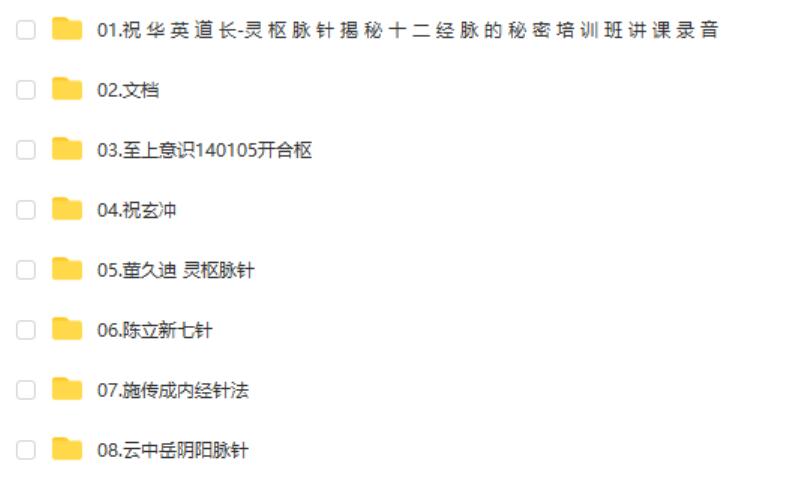 祝华英道长-灵枢脉针揭秘十二经脉的秘密