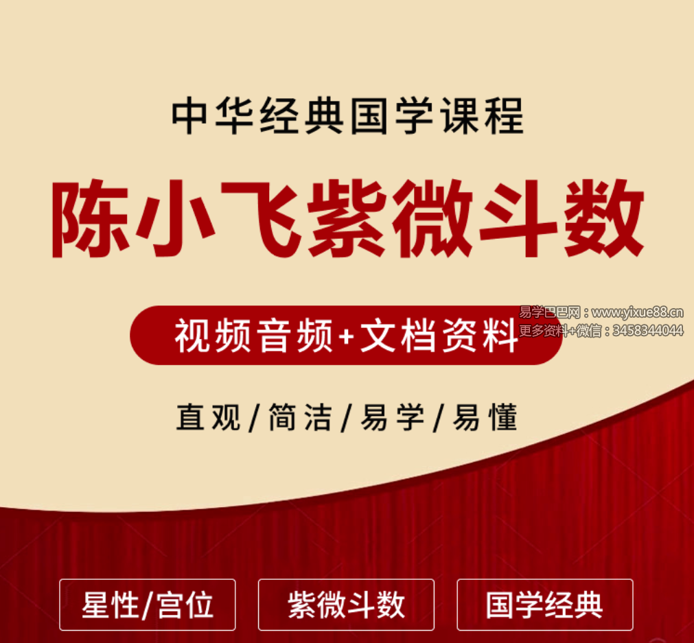 陈小飞 钦天门-紫微斗数高阶班19集